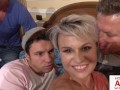 ANALIZED - SHORT HAIRED BLONDE MILF OXY SUMMER GAPING ANAL GANGBANG