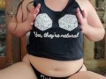 Geeky D&D Babe Gagged and playing with Dice