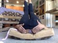 Purple Panty Wedgie with Ginger MoistHer  Lay Down Comedy Tits ass