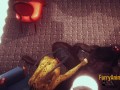 Furry Hentai - POV Cheetah Footjob And Fucked By A Beast