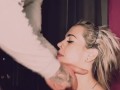 Sloppy blowjob and face fucking sexy Billie Beever
