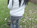 First pissing jeans in public place