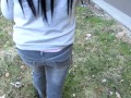 First pissing jeans in public place
