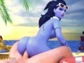 Widowmaker Riding Dick On The Beach Part 3 [Grand Cupido] ( Overwatch )