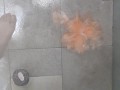 Taking a shower with Vicky