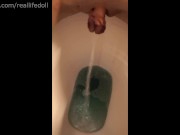 Closeup pee compilation