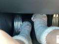 driving in slipper socks (muted) - glimpseofme