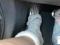 driving in slipper socks (muted) - glimpseofme