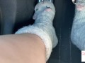 driving in slipper socks (muted) - glimpseofme