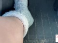 driving in slipper socks (muted) - glimpseofme