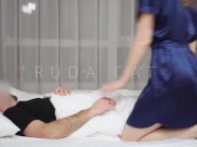 I need your tongue! Face sitting, pussy licking, real female orgasm Ukrainian porn Ruda Cat