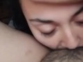 Eating my gf's wet pussy