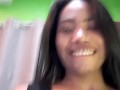 LIVE Handjob, huge facial, dirty cum play and risky public cum walk P1