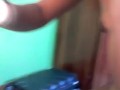 LIVE Handjob, huge facial, dirty cum play and risky public cum walk P1