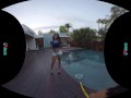 VRHUSH Busty babe Keisha Grey fucks the pool guy