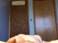 MILF masturbates eating weed edible chocolate bar