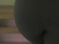 Sexy Girl with pumped ass in leggings climbs the stairs