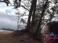 Blowjob on the beach and some fun on a trip to Hawaii (Alexia Anders) POV - PEE fun!