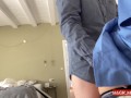 PART 2 MAID COCK FLASH -innocent tinny worker gets naughty after dick flashing from perv boss