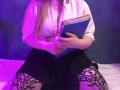 Horny Student Fucks herself in the Pussy