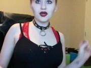 I'm the internet's whore- cum with me- jerk off encouragement dirty talk goth nymphomaniac