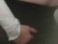V582 part one of fully dressed shower with masturbation