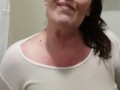 V582 part one of fully dressed shower with masturbation