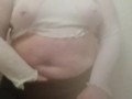 V 584 part 2 finish the fully dressed shower with orgasm