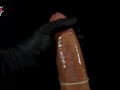 Huge Cock drops Cum in Slow Motion Cumshot POV with Magnum Condom 