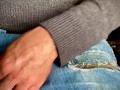Male Solo Through Jeans