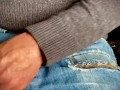 Male Solo Through Jeans