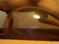 balloon fuck and cum