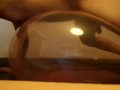 balloon fuck and cum