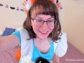 Fox Girl Maid Tease Cam show Clip