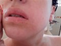 Lips and face massage Fitness for the face My sensual lips are perfect