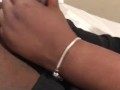 Her hands felt too good stroking my dick 