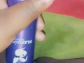 Powerful morning creamy cum with dildo play