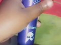 Powerful morning creamy cum with dildo play