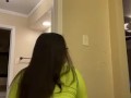 Sexy Latina twerking to reggaeton 