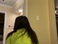 Sexy Latina twerking to reggaeton 