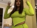 Sexy Latina twerking to reggaeton 