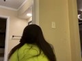 Sexy Latina twerking to reggaeton 