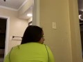 Sexy Latina twerking to reggaeton 