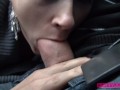 18 year old Slut fucked and swallows cum at the Backseat in the Streets of Berlin - PARTY JULE