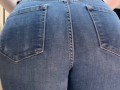 Braless MILF with Big Tits and A Round Ass in Jeans