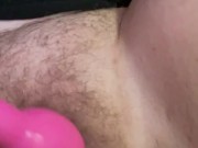 Pulsating pussy cums for the camera 