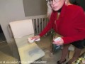 STEP-MOM is HORNY! Blowjob under table