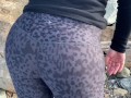 Big Booty Milf Public Self Spanking Near A Golf Course