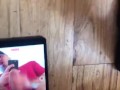 Big Dick Latino Solo Masturbation with Massive Cumshot pt 2 Top View