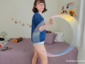 Cute Petite Cam Girl Hula Hoops